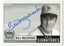 Bill Mazeroski Autographed 1999 Upper Deck Century Legends Card #BM