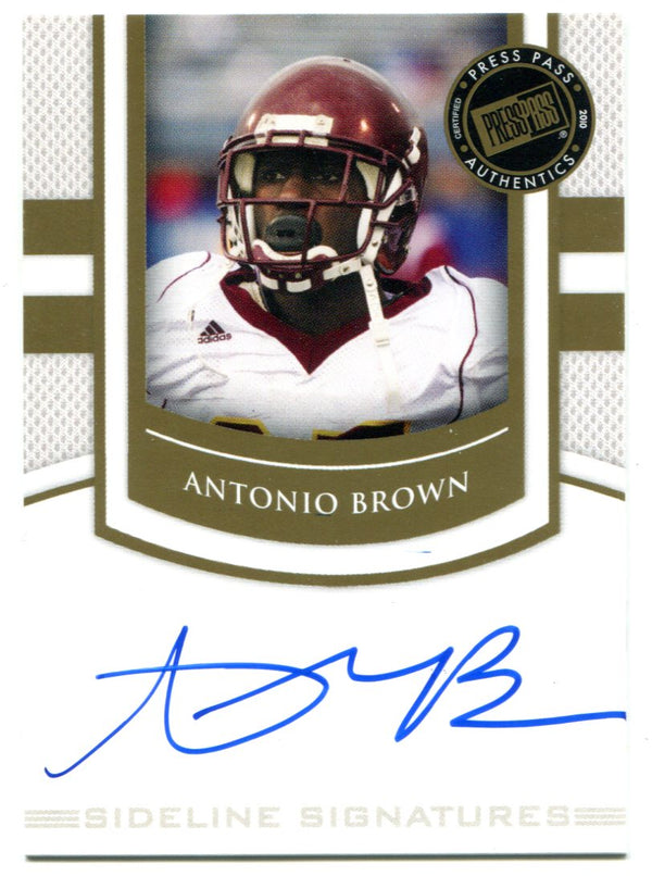 Antonio Brown Autographed 2010 Press Pass Rookie Card