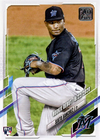 Sixto Sanchez 2021 Topps Rookie Card