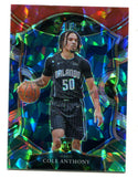 Cole Anthony 2021 Panini Select #75 Concourse Cracked Ice Red/White/Green RC