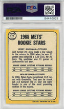 Nolan Ryan "324 Wins & 5,714 K's" Autographed 1968 Rookie Reprint Card (PSA Auto GM 10)