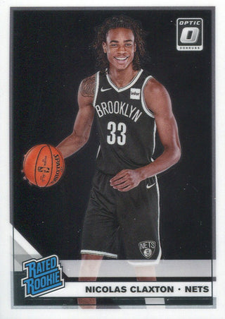 Nicolas Claxton 2019-20 Donruss Optic Rated Rookie Card