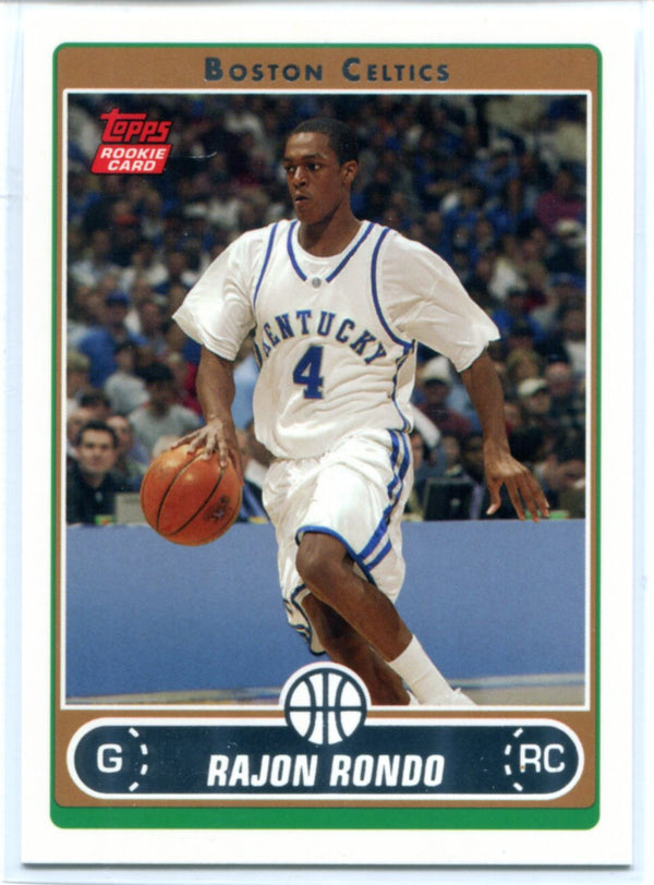 Rajon Rondo 2006-07 Topps Rookie Card #251