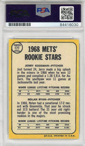 Nolan Ryan "324 Wins & 5,714 K's" Autographed 1968 Rookie Reprint Card (PSA Auto Mint 9)