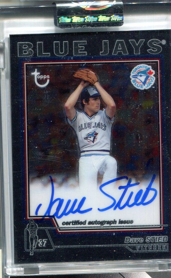 Dave Stieb 2004 Topps Chrome Sealed Autographed Card