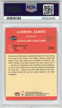 LeBron James 2004 Fleer Card #210 (PSA)