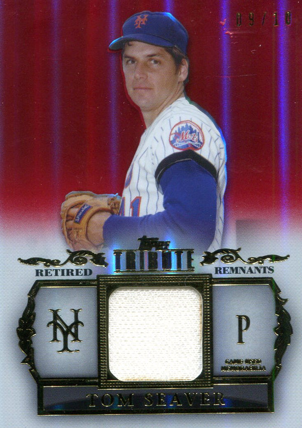 Tom Seaver Jersey Topps Card #9/10