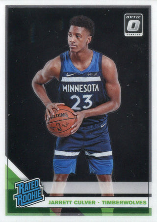 Jarrett Culver 2019-20 Donruss Optic Rated Rookie Card