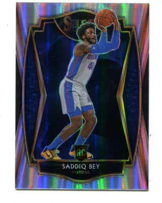 Saddiq Bey 2020 Panini Select Silver Premier Level #175 Rookie Card