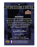 Nick Van Exel 1999 Upper Deck MVP Prosign Autographed Card