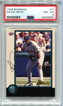 David Ortiz 1998 Bowman David Ortiz #71 NM-MT PSA 8 Card