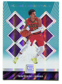 Trae Young 2018-19 Panini Chronicles Teal Rookie Credentials #8 Card