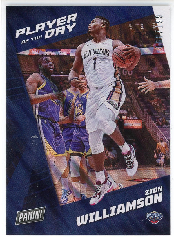 Zion Williamson 2021-22 Panini Player of the Day Foil Card #33