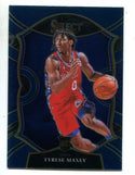 Tyrese Maxey 2020 Panini Select Blue #81 Concourse level RC