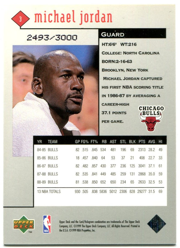 Michael Jordan Upper Deck Black Diamond 1999