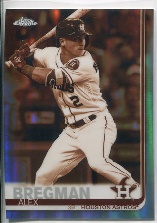 Alex Bregman 2019 Topps Chrome Sepia Refractor Card