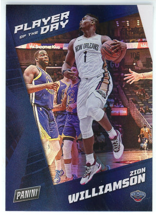 Zion Williamson 2021-22 Panini Player of the Day Foil Card #33