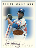 Pedro Martinez Autographed 1996 Leaf Signature Series Card