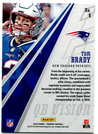 Tom Brady 2019 Panini QB Vision #8