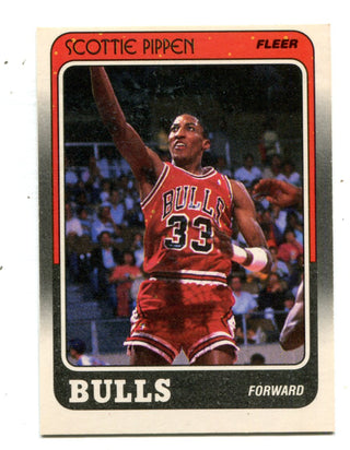 Scottie Pippen 1988 Fleer #20 Card