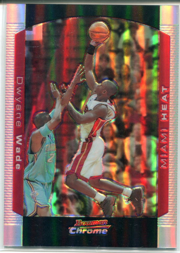 Dwyane Wade 2004 Bowman Chrome Card #31/300