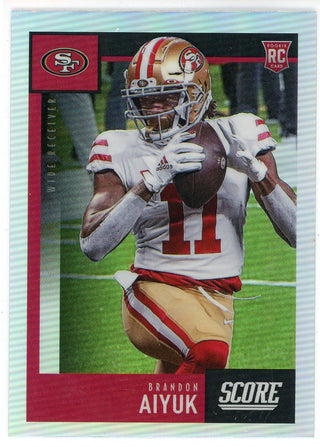 Brandon Aiyuk 2020 Panini Chronicles Score Rookie Prizm Card #454