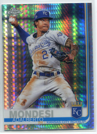 Adalberto Mondesi 2019 Topps Chrome Prism Refractor Card