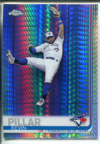 Kevin Pillar 2019 Topps Chrome Prism Refractor Card