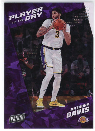 Anthony Davis 2021-22 Panini Player of the Day Foil Card #22