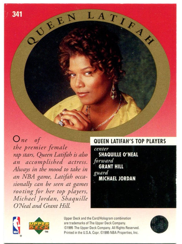 Michal Jordan Upper Deck Major Attractions Queen Latifah