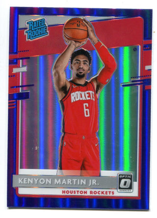 Kenyon Martin Jr Panini Donruss Rated Rookie Purple Silver Prizm #197 RC