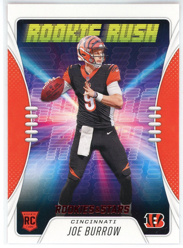 Joe Burrow 2020 Panini Rookies & Stars Rookie Rush Card #RR-1