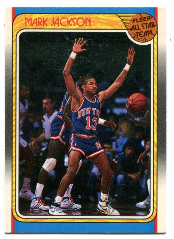 Mark Jackson 1988 Fleer All-Star #121 Card