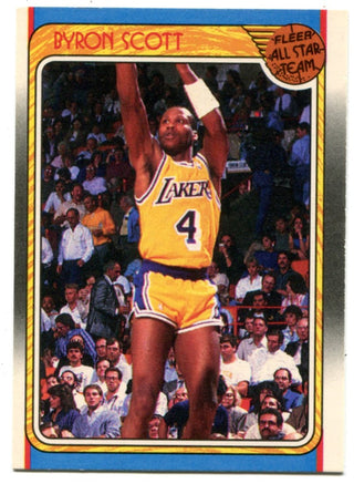 Byron Scott 1988 Fleer All-Star #122 Card