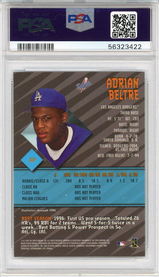 Adrian Beltre 1997 Bowman's Best Rookie Card #117 (PSA)