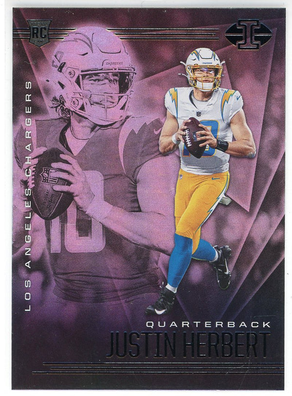 Justin Herbert 2020 Panini Illusions Rookie Card #7