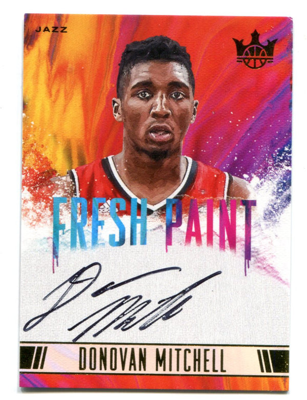 Donovan Mitchell 2017 Panini Court Kings Fresh Paint #FP2DM /200 RC