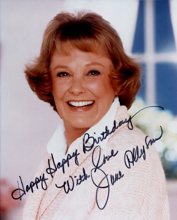 June Allyson Autographed 8x10 Photo