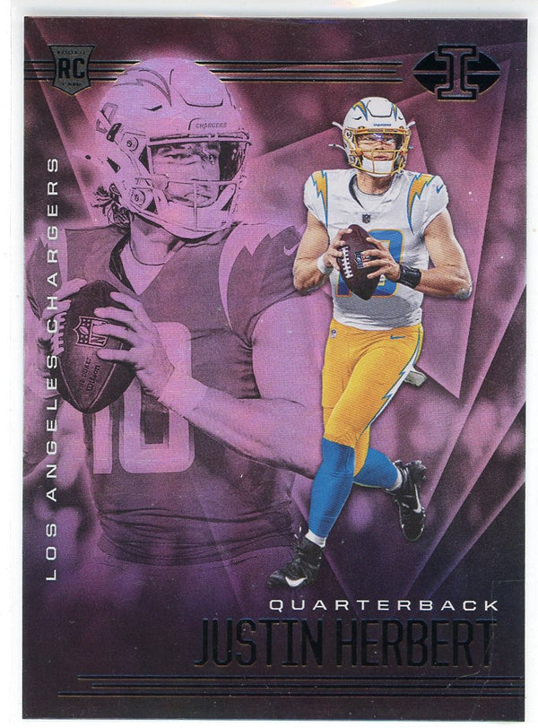 Justin Herbert 2020 Panini Illusions Rookie Card #7