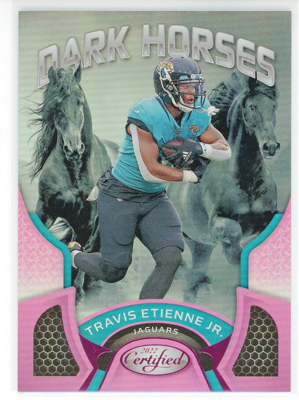 Travis Etienne Jr. 2022 Panini Certified Pink Dark Horses Card #DH-11