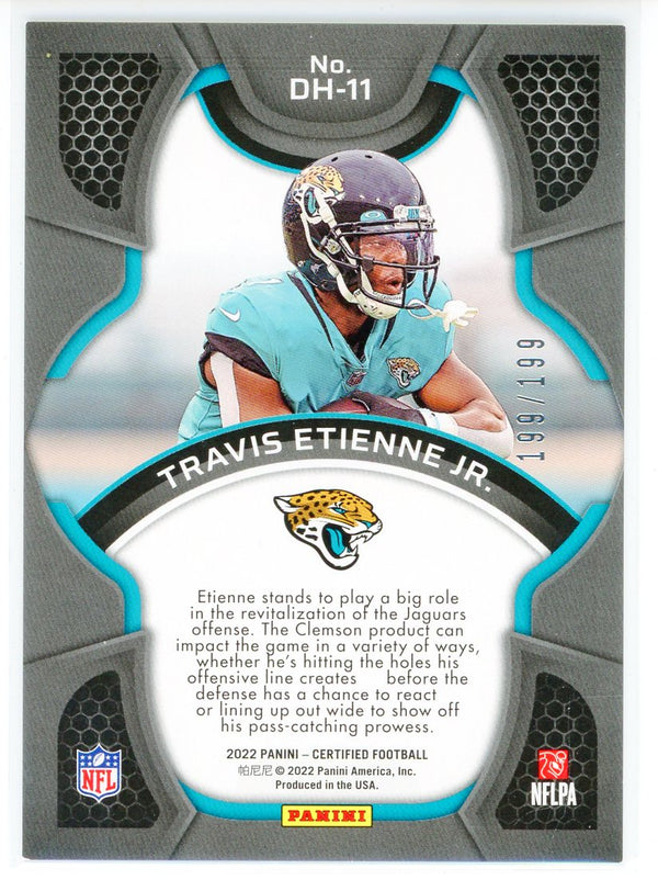 Travis Etienne Jr. 2022 Panini Certified Pink Dark Horses Card #DH-11