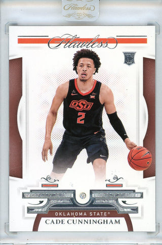 Cade Cunningham 2021 Panini Flawless Collegiate Diamond Rookie Card #1