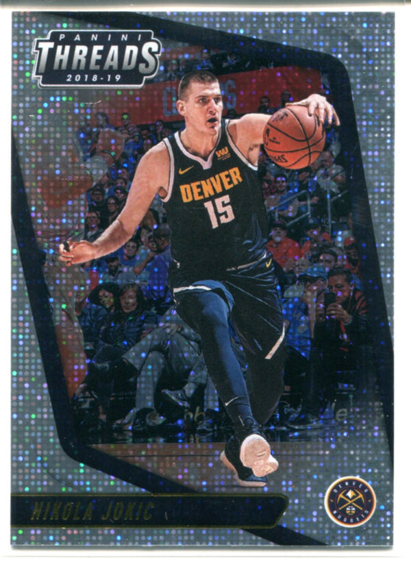 Nikola Jokic 2018-19 Panini Threads Dazzle Card #60