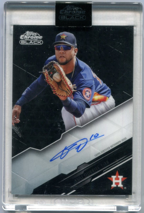 Yuli Gurriel Topps Black Auto 2020