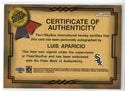 Luis Aparicio Autographed 1999 Fleer Sports Illustrated Card