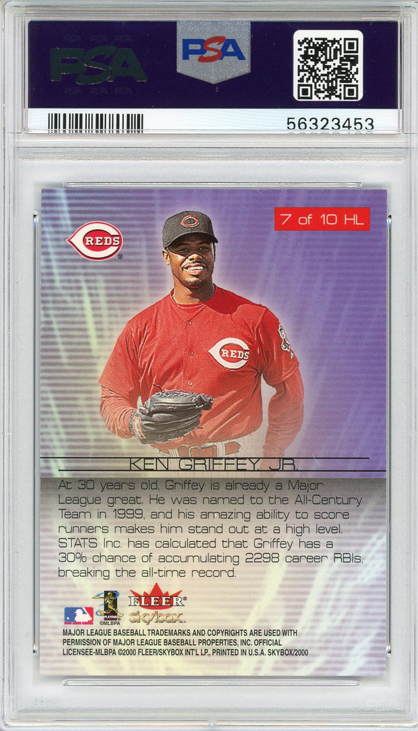 Ken Griffey Jr. 2000 Skybox Higher Level Card #7 (PSA)