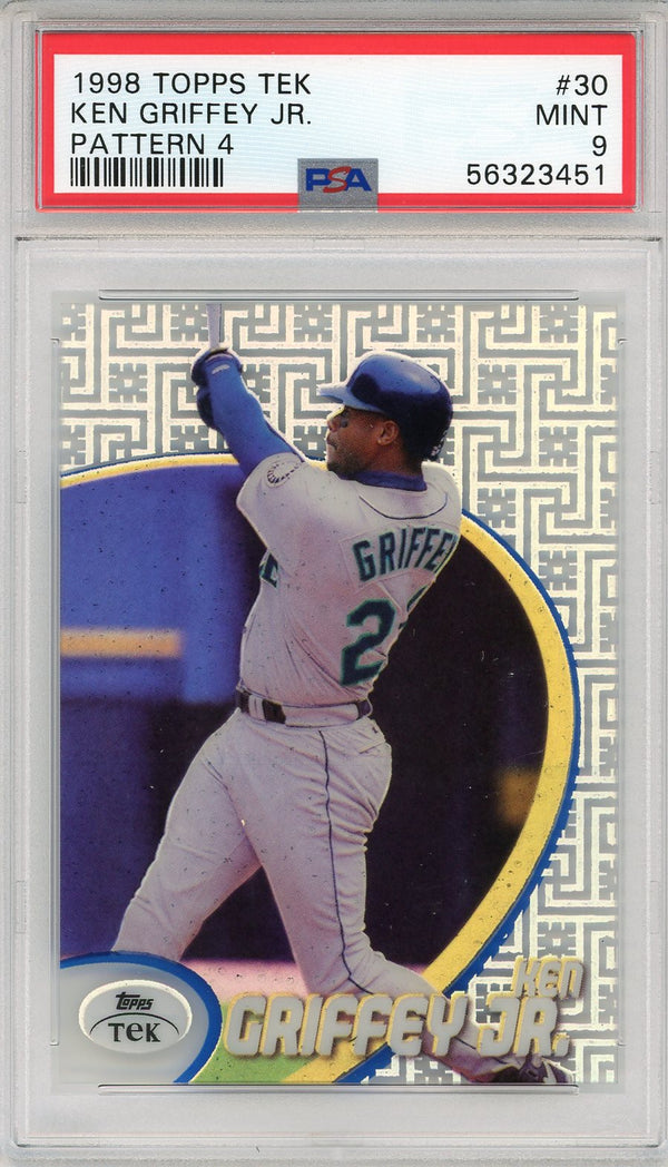 Ken Griffey Jr. 1998 Topps TEK Pattern 4 Card #30 (PSA)