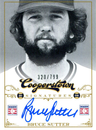 Bruce Sutter Autographed Panini #320/799