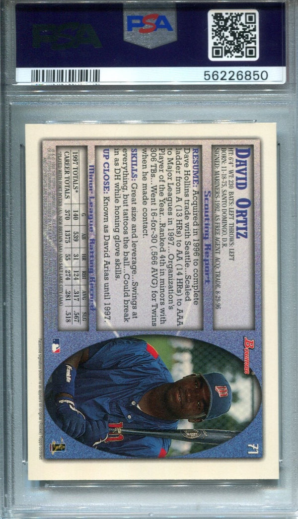 Derek Jeter 1994 Bowman`s Best #2 PSA NM-MT 8 Card