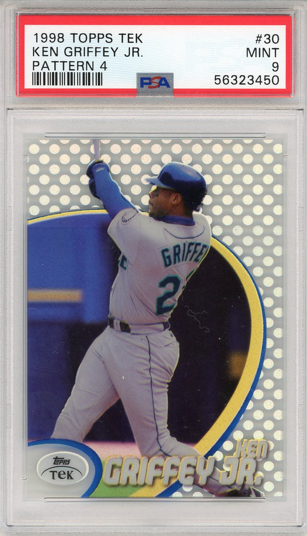 Ken Griffey Jr. 1998 Topps TEK Pattern 4 Card #30 (PSA)